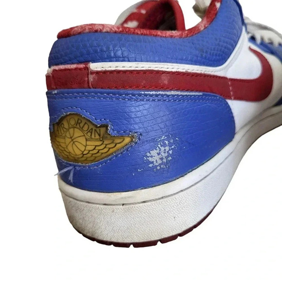 Air Jordan 1 Retro Low “East Side” White Red Royal Chicago 309192-161 Si… - Picture 10 of 16